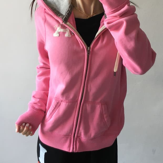 아베크롬비 스펠로고 후드집업