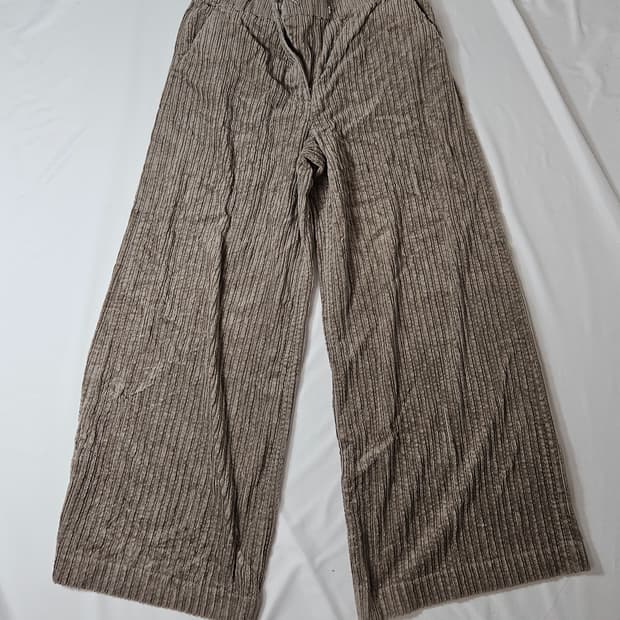 ARKET 아르켓 핀턱 와이드 벨벳 코듀로이 팬츠 여성36 (거의새상품)