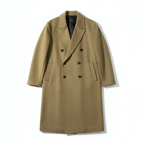 엘무드(LMOOD) 고급 울코트 브라운 코트