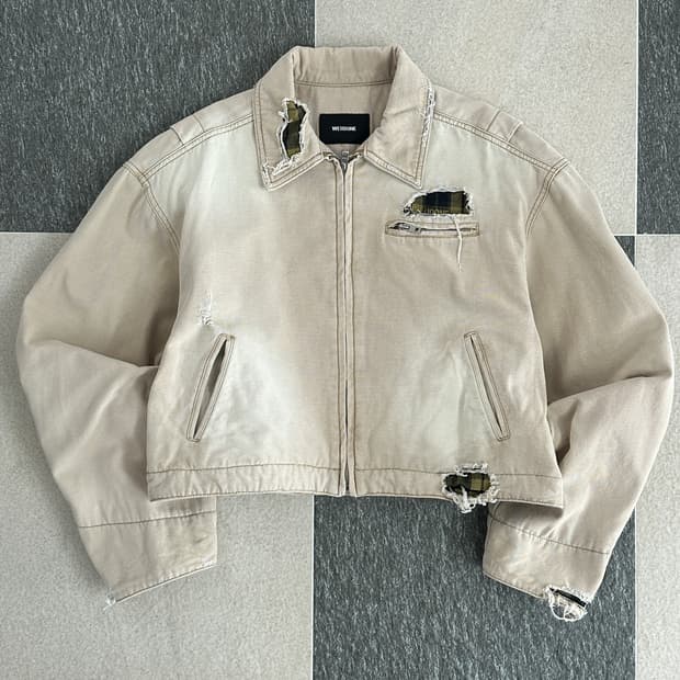 웰던 디스트레스 워크 자켓 