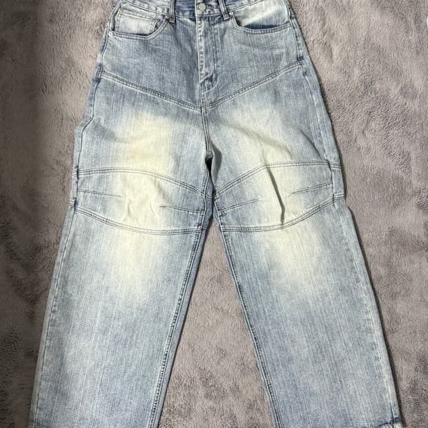 어웬드 블루 바이커 진 0사이즈