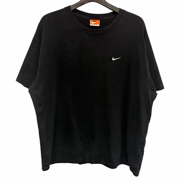 00s 나이키 Made In USA 스우시 블랙 반팔 티셔츠 XL