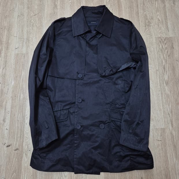 지오지아 남성 코튼 더플 트렌치코트 L(100)