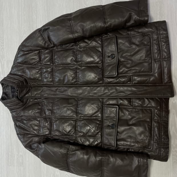 인디안 양가죽 구스다운 점퍼 100