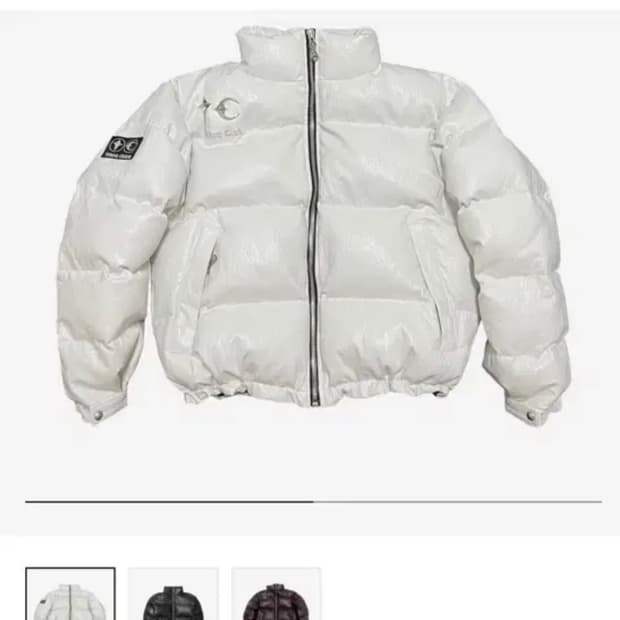 떠그클럽 패딩 화이트1사이즈