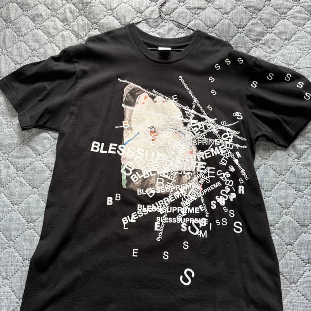 슈프림 블레스 반팔 티셔츠 L