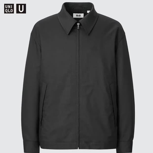 유니클로u 집업블루종 xxl