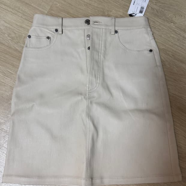 five pocket mini skirt flax  (새상품)