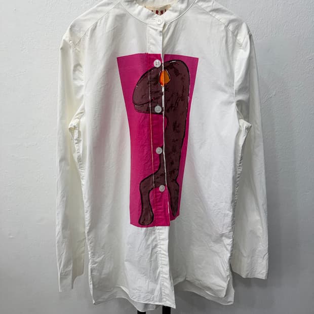 정품) 마르니 여성 프린팅 셔츠 38