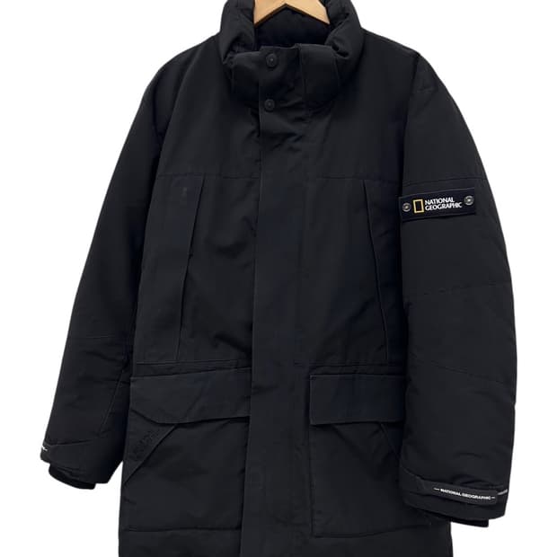 내셔널지오그래픽 유틸리티 덕다운 패딩 블랙 (2XL)