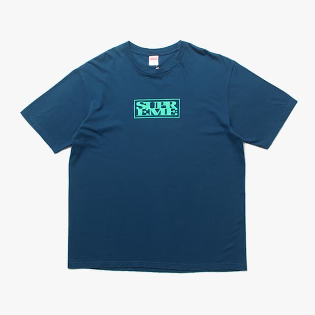  SUPREME "Navy T-Shirts"
