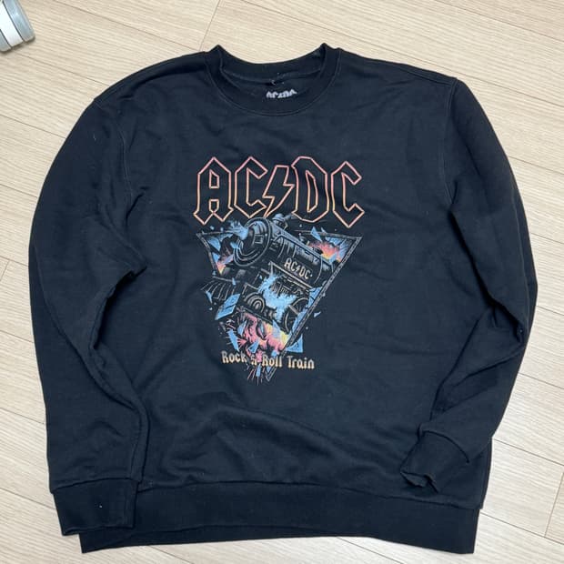 맨투맨 빈티지 ACDC 락밴드 티셔츠 XL