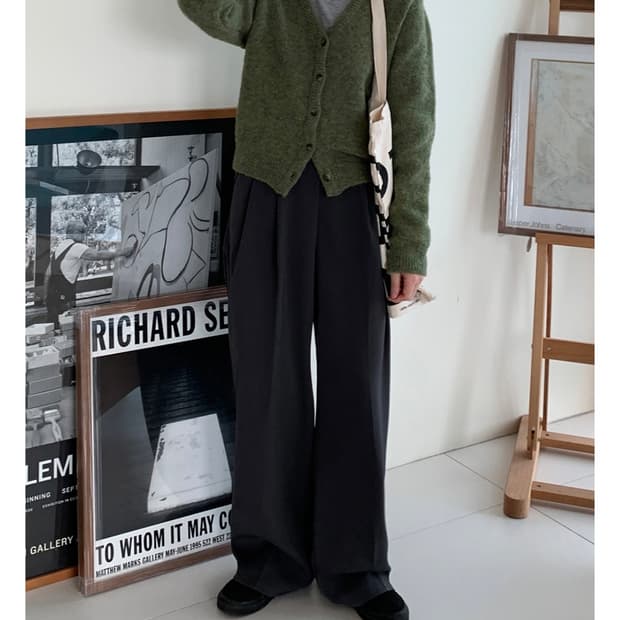 바온 라크 울 니트 가디건