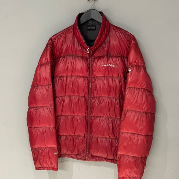 90s 몽벨 재팬 퍼텍스 800 다운 경량 패딩 