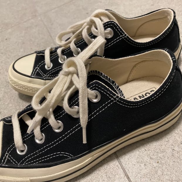 컨버스 척 70 로우 블랙