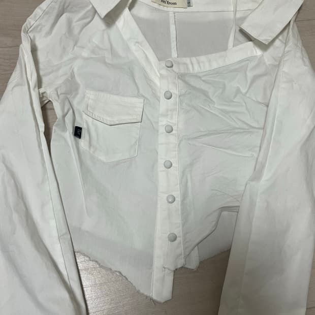 bnfrom Preppy off shirt 셔츠 화이트 S