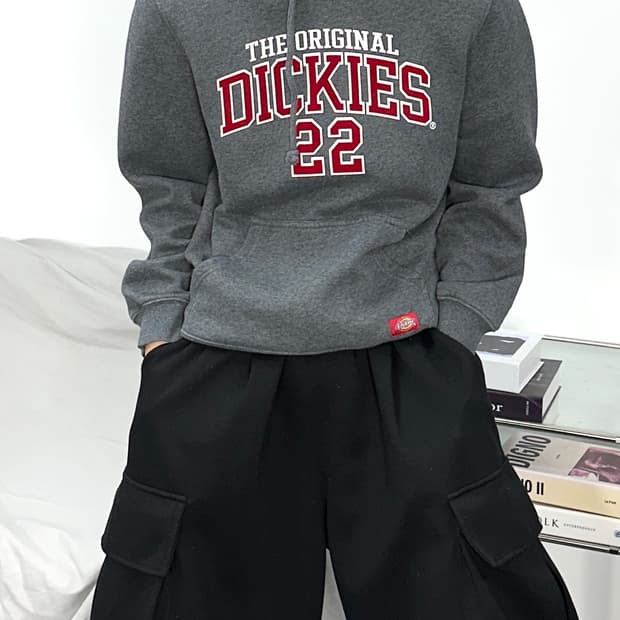 디키즈 올드스쿨 빅로고 후드티 S