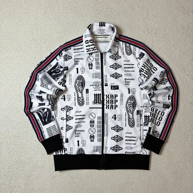 오니츠카타이거 x 안드레아 폼필리오 트랙탑 집업 PN7118