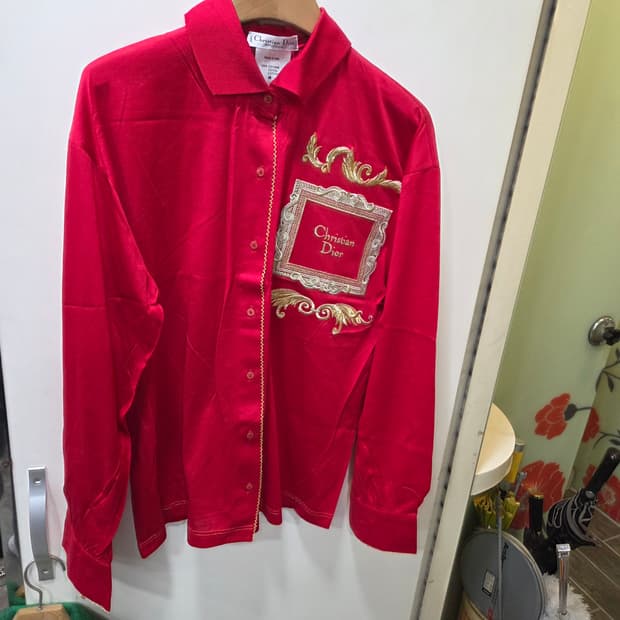 디올 코튼 셔츠