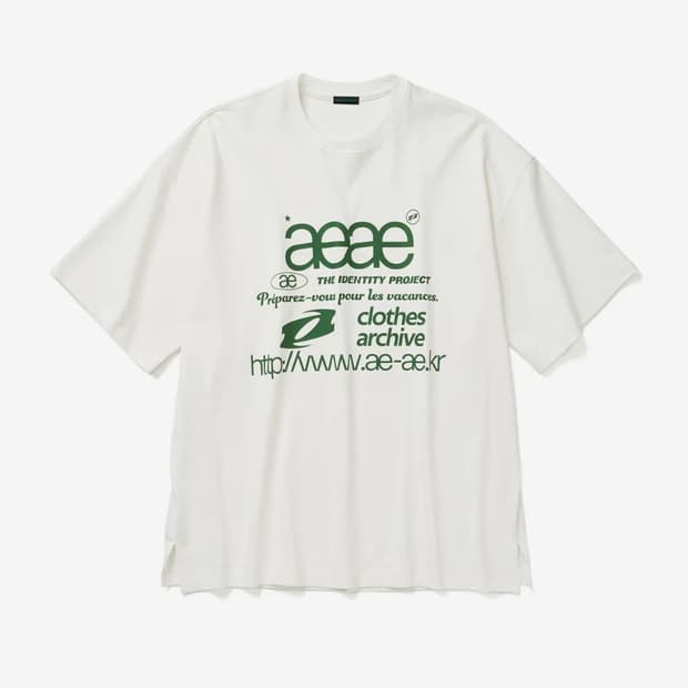 더 아이덴티티 프로젝트 aeae collabo half sleeve 