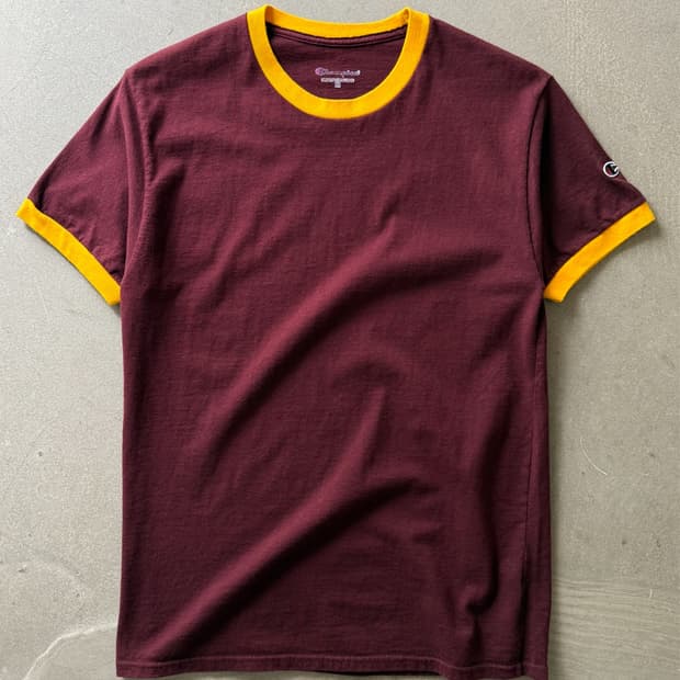 Champion Burgundy Ringer T-Shirt