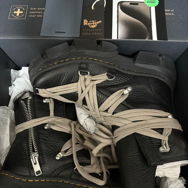 닥터마틴 릭 오웬스 1460 dmxl 메가레이스 부츠