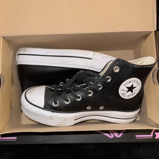 [240] 컨버스 하이 레더