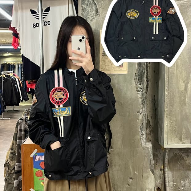 라이더 패치 집업 블랙 L #csz1059