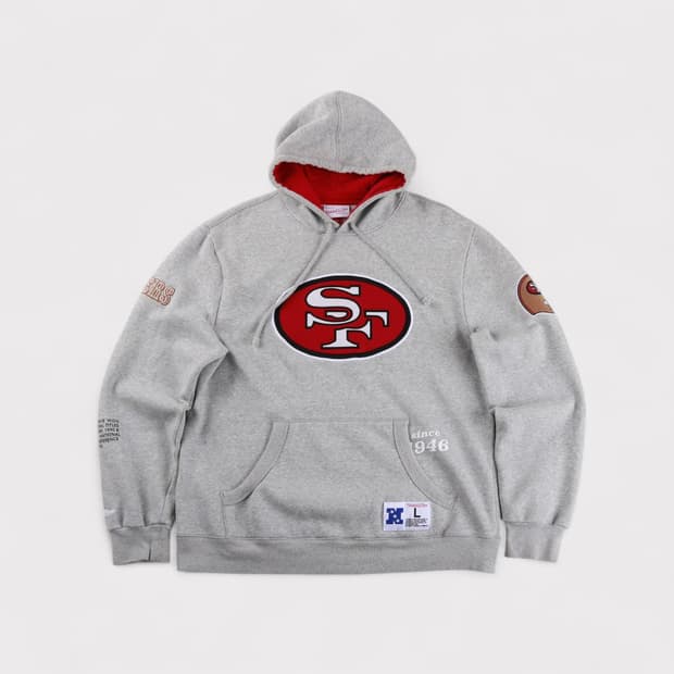 [L] 미첼앤네스 NFL 샌프란시스코 49ers 후드티