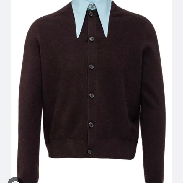 프라다 detachable cardigan 50