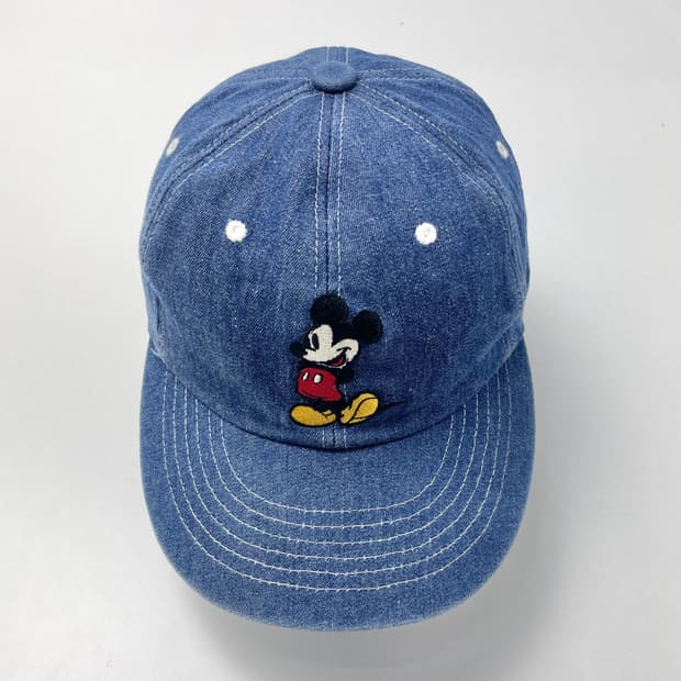 [택포] 디즈니 미키마우스 볼캡 데님