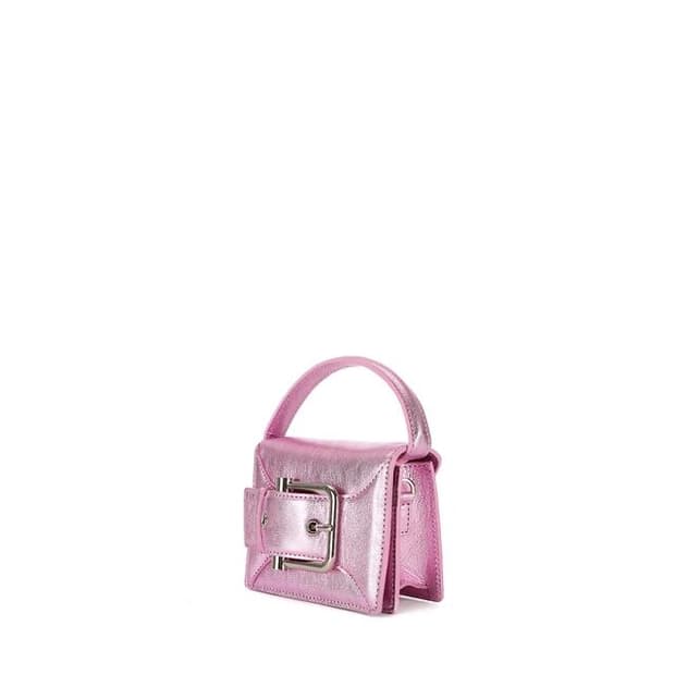OSOI BELTED BROCLE_MICRO METALLIC PINK