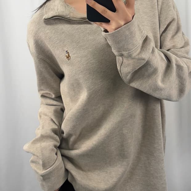 폴로 QR 하프집업