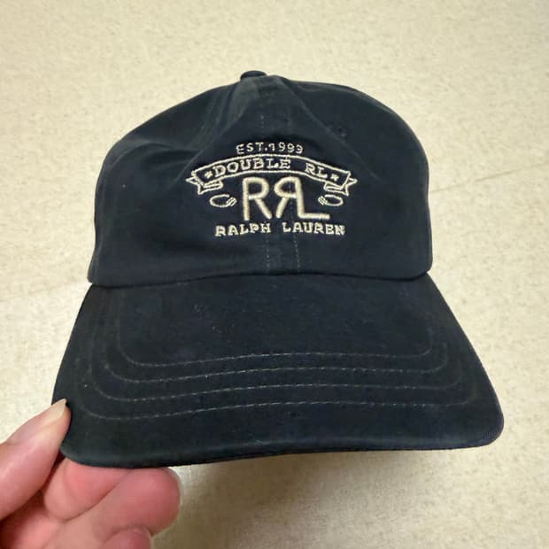 rrl 랜치로고트윌볼캡 블랙