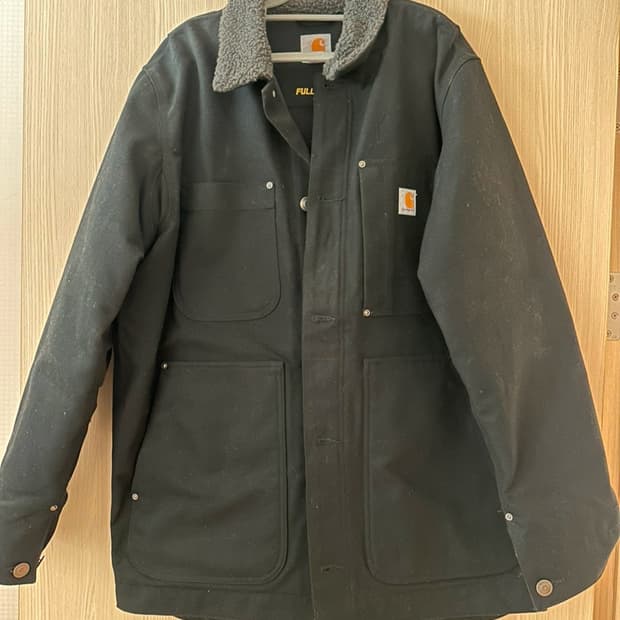 칼하트 초어코트 블랙 