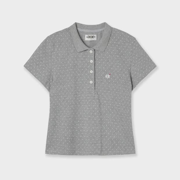 DOT PK T-SHIRTS [GREY]