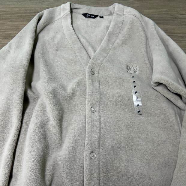 유니클로 니들스 오버사이즈 가디건 베이지 M 사이즈