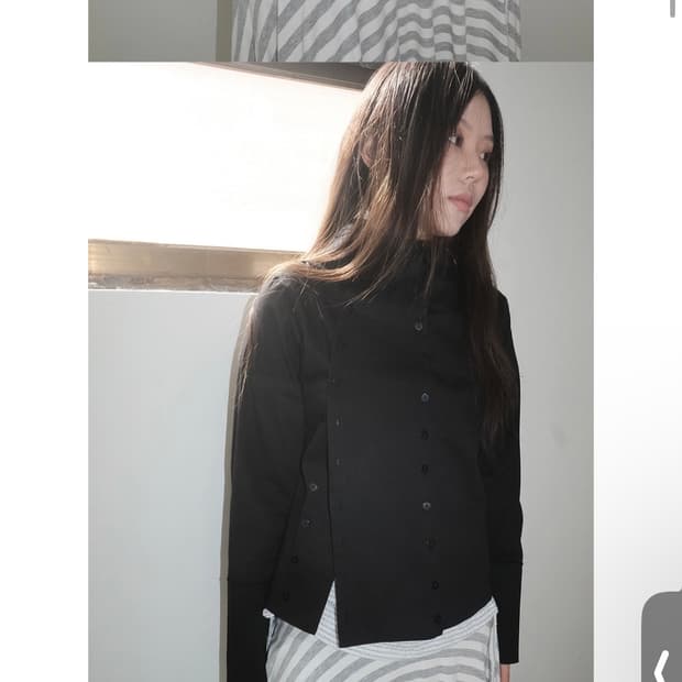 콜하그 double button blouse JK