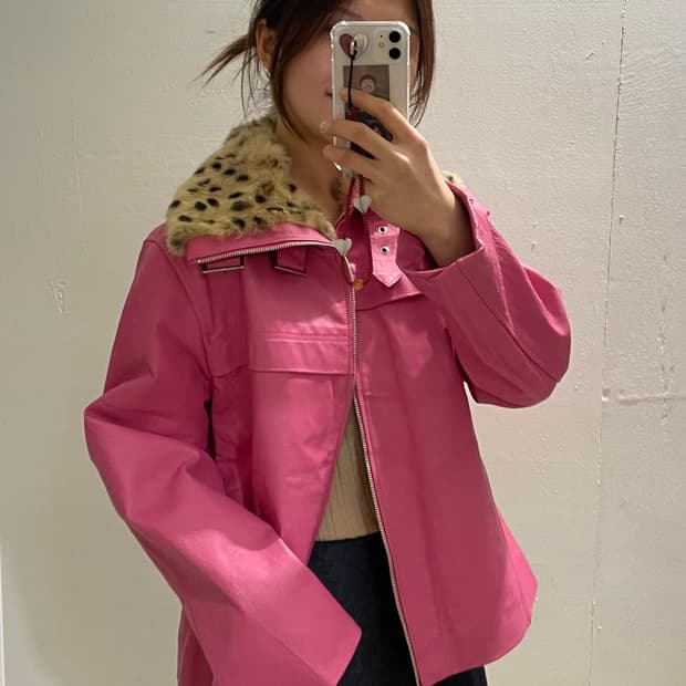 WILSON LEATHER fur leather jacket