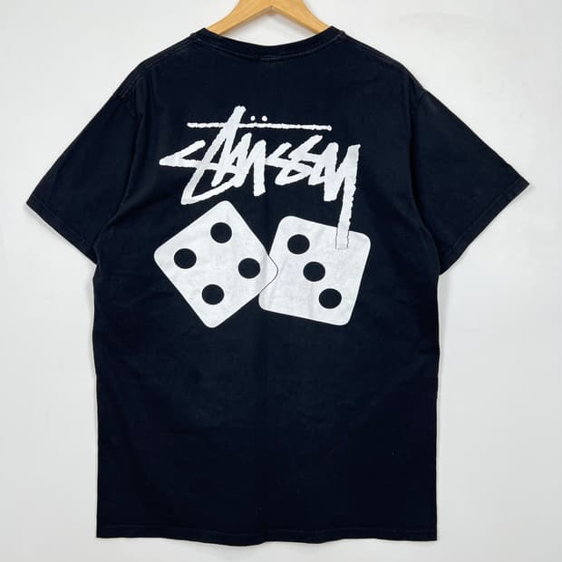 Stussy 스투시 더블 다이스 빅로고 반팔티