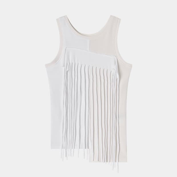 공테잎 TRESS SLEEVELESS WHITE
