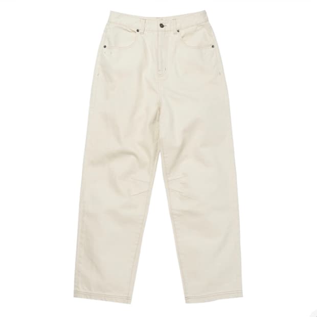 (W) 미스치프 롬버스 슬로치 진 크림 (M)