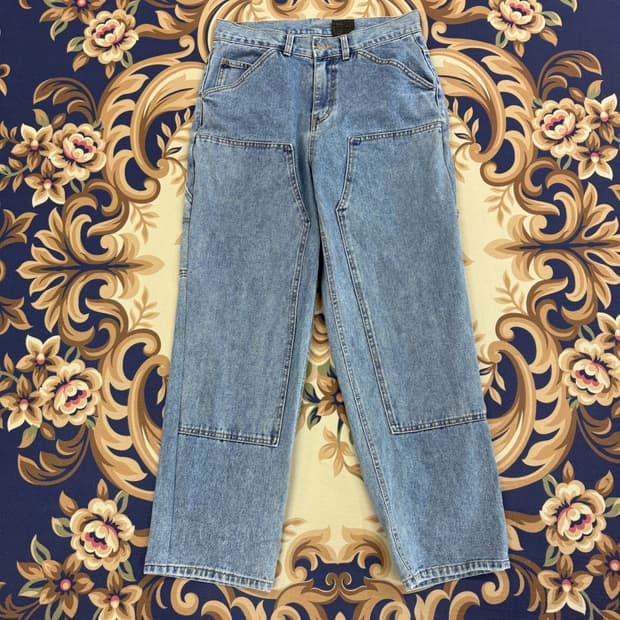 (L)콜라보 Collavo 더블니 데님팬츠