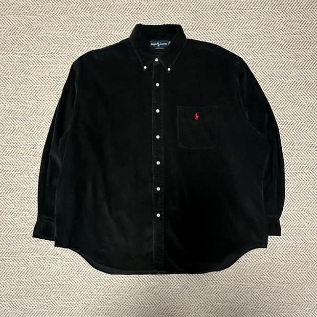 POLO RALPH LAUREN 90s corduroy big shirt