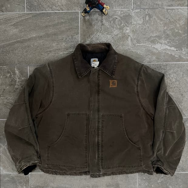 (XL)칼하트 덕 디트로이트 자켓 J22CHT 체스트넛