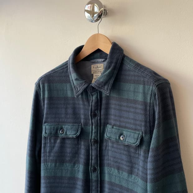 LL Bean 1912 field flannel shirt, jacket