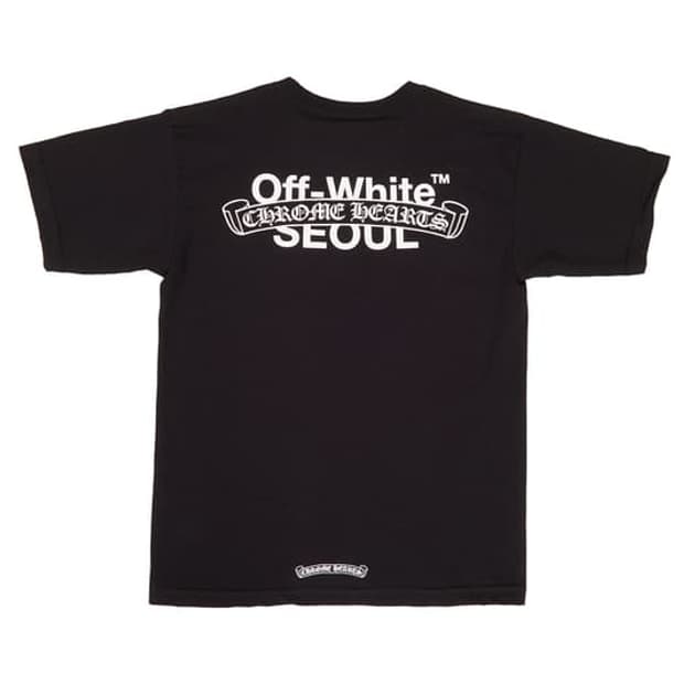 오프화이트 크롬하츠 서울 티셔츠