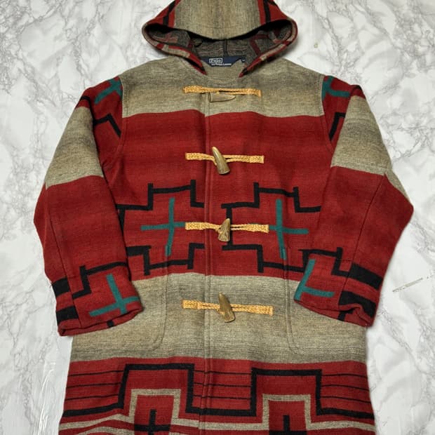 Polo 폴로 랄프로렌  아즈텍 더블 코트