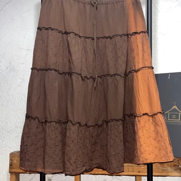 Bohemian faded skirt