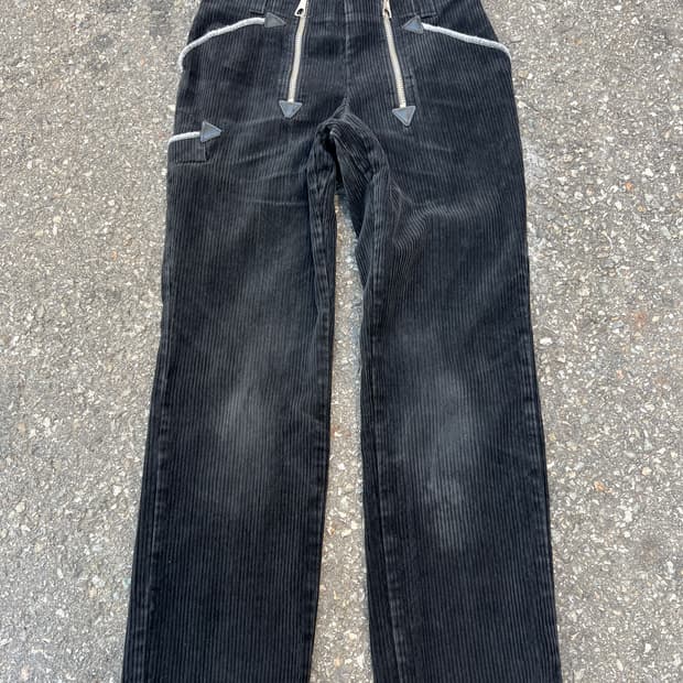 80s GERMANY LOGGER BLACK CORDUROY 코듀로이팬츠